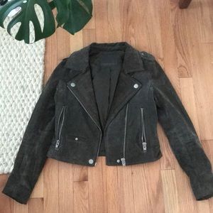 Like new suede moto jacket from Blank NY SL8